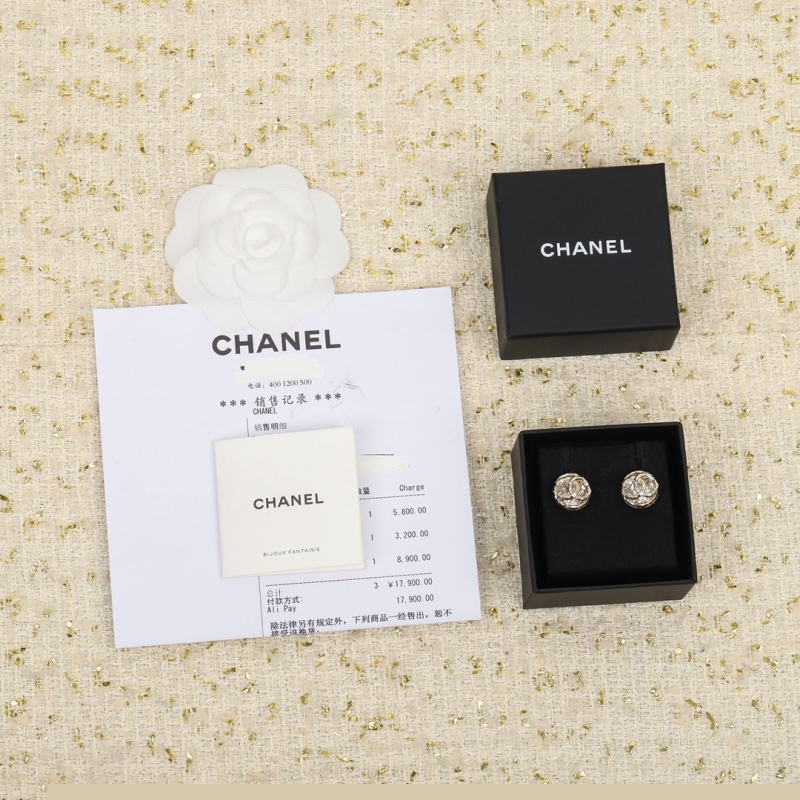 Ch*el earrings